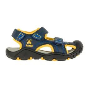 Kamik Seaturtle2 Boys Navy/Citrus Water Friendly Sandals