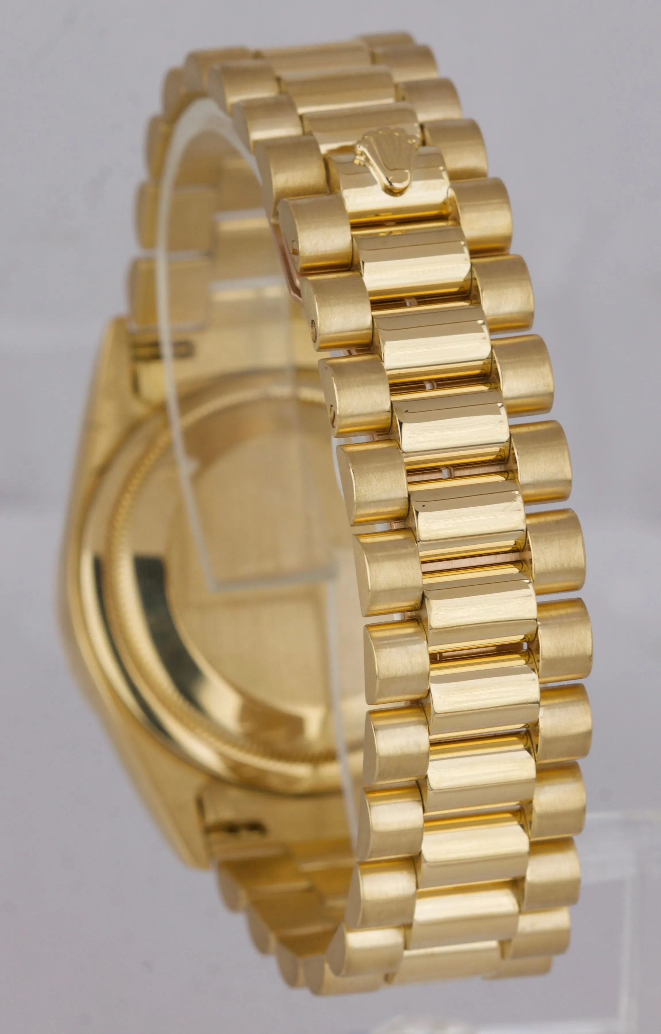 1993 Rolex Day-Date President 36mm Double Quickset 18K Yellow Gold Watch 18238