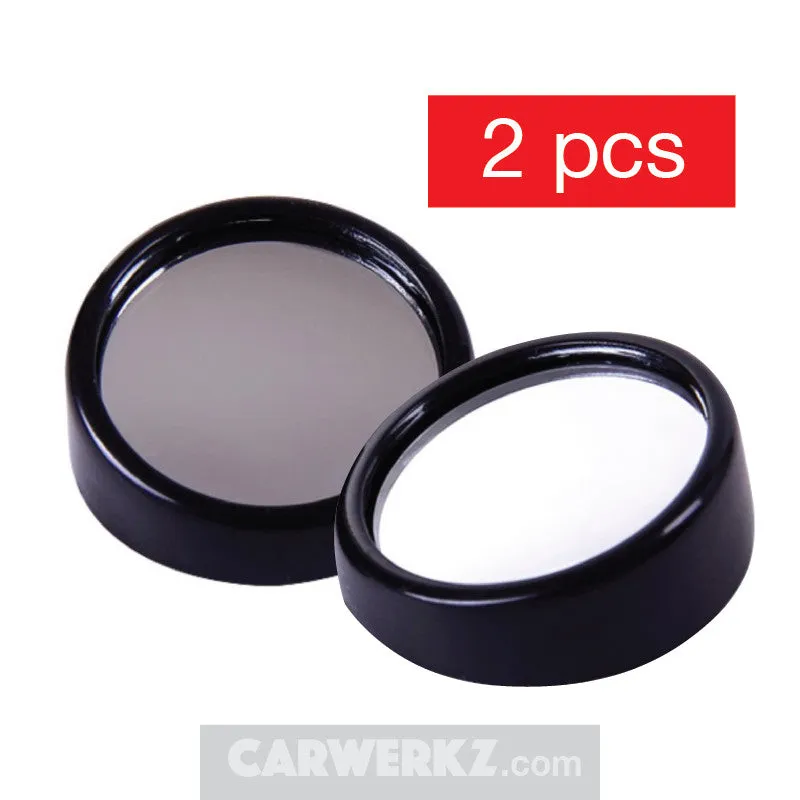 3R Round Blindspot Mirror Black