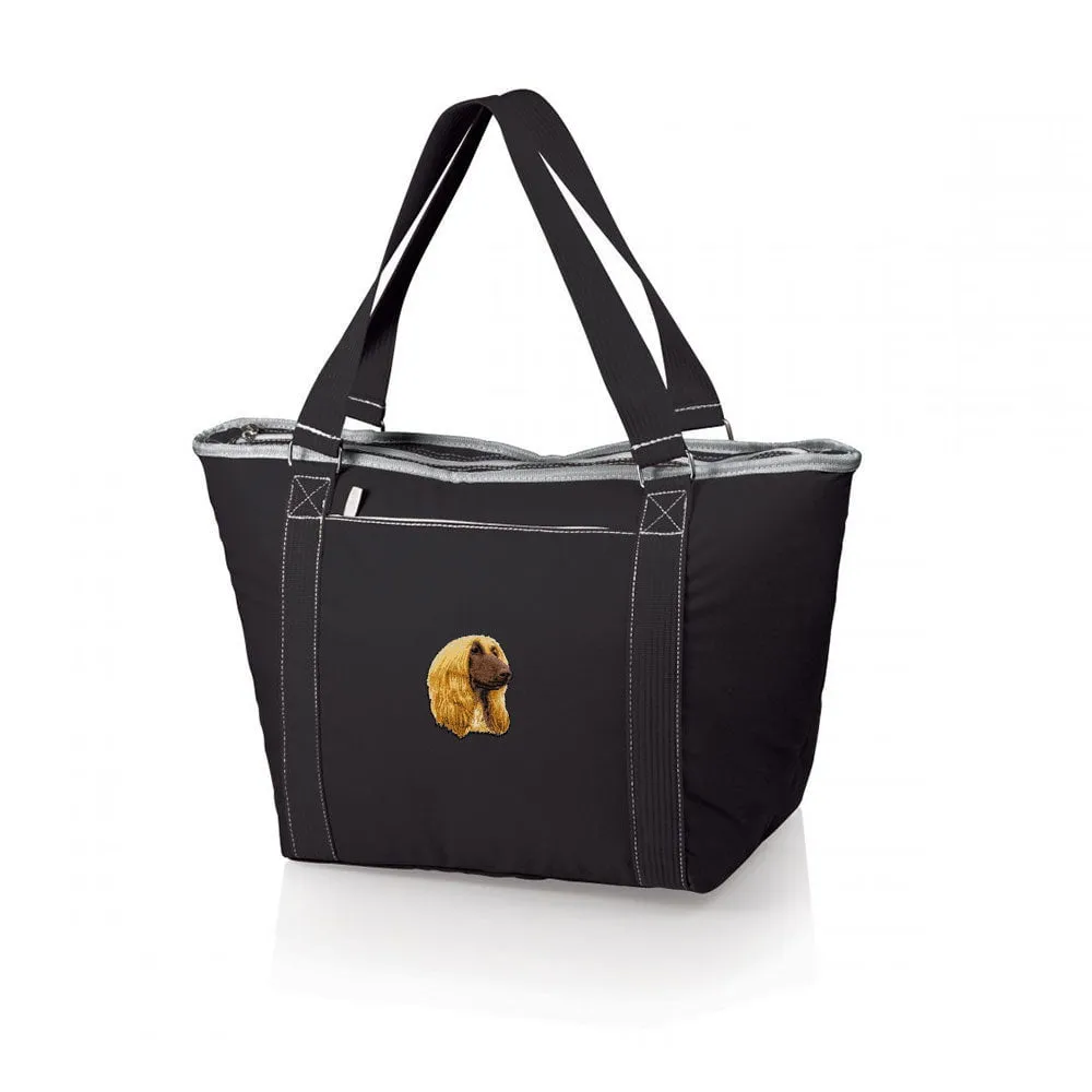 Afghan Hound Embroidered Topanga Cooler Tote Bag