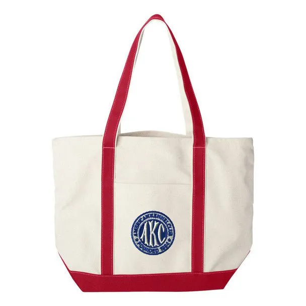 AKC Seal Embroidered Tote Bag