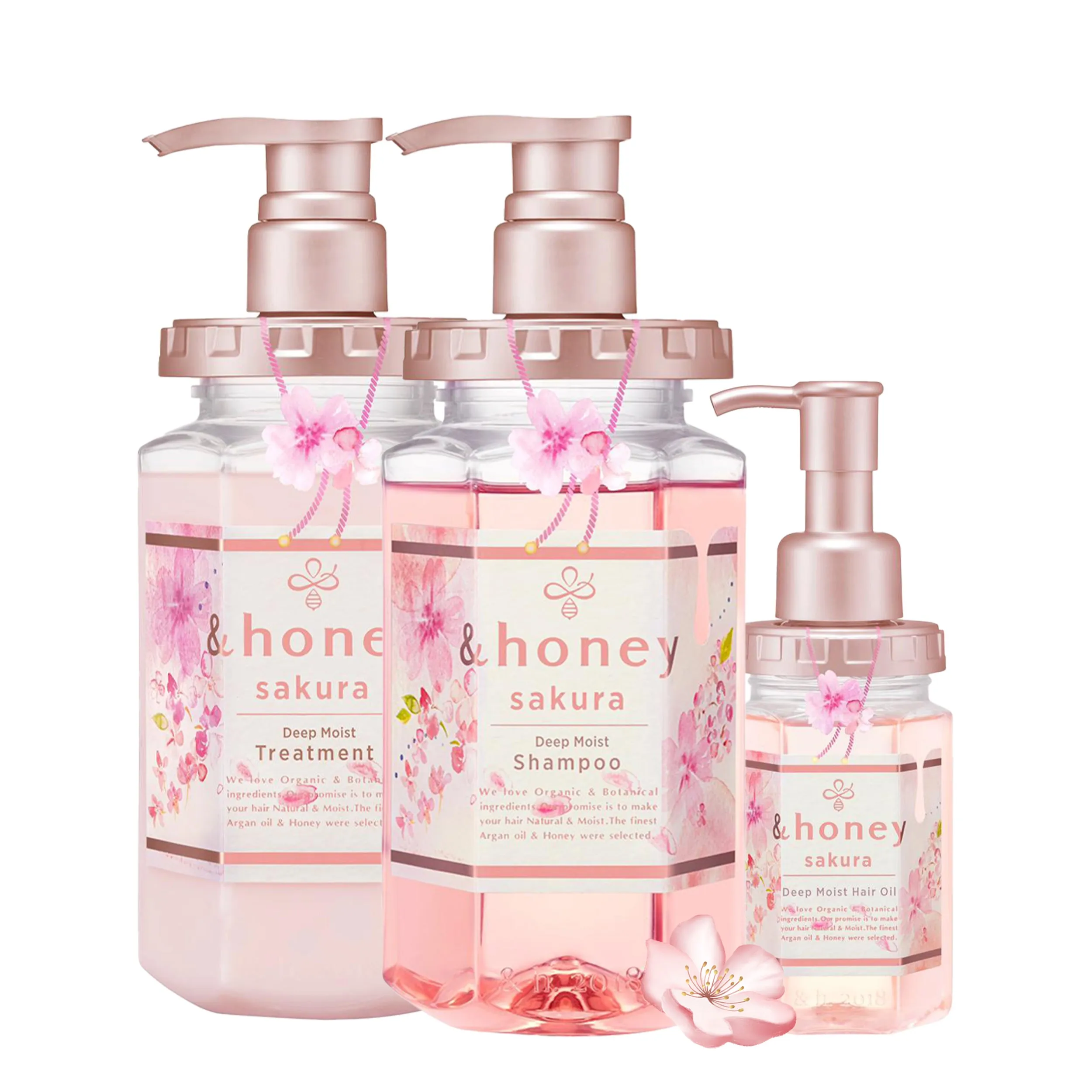 &Honey Sakura Deep Moist Haircare set