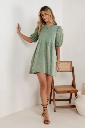 Andra Mini Dress in Sage