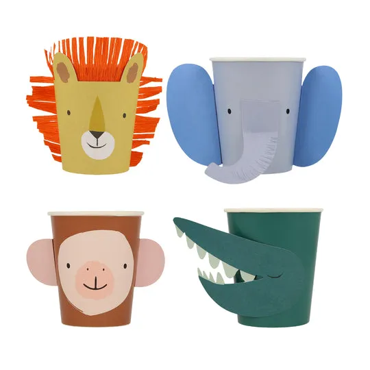 Animal Parade Character Cups (x 8)