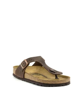 Birkenstock — Gizeh Leather - Habana Regular Width