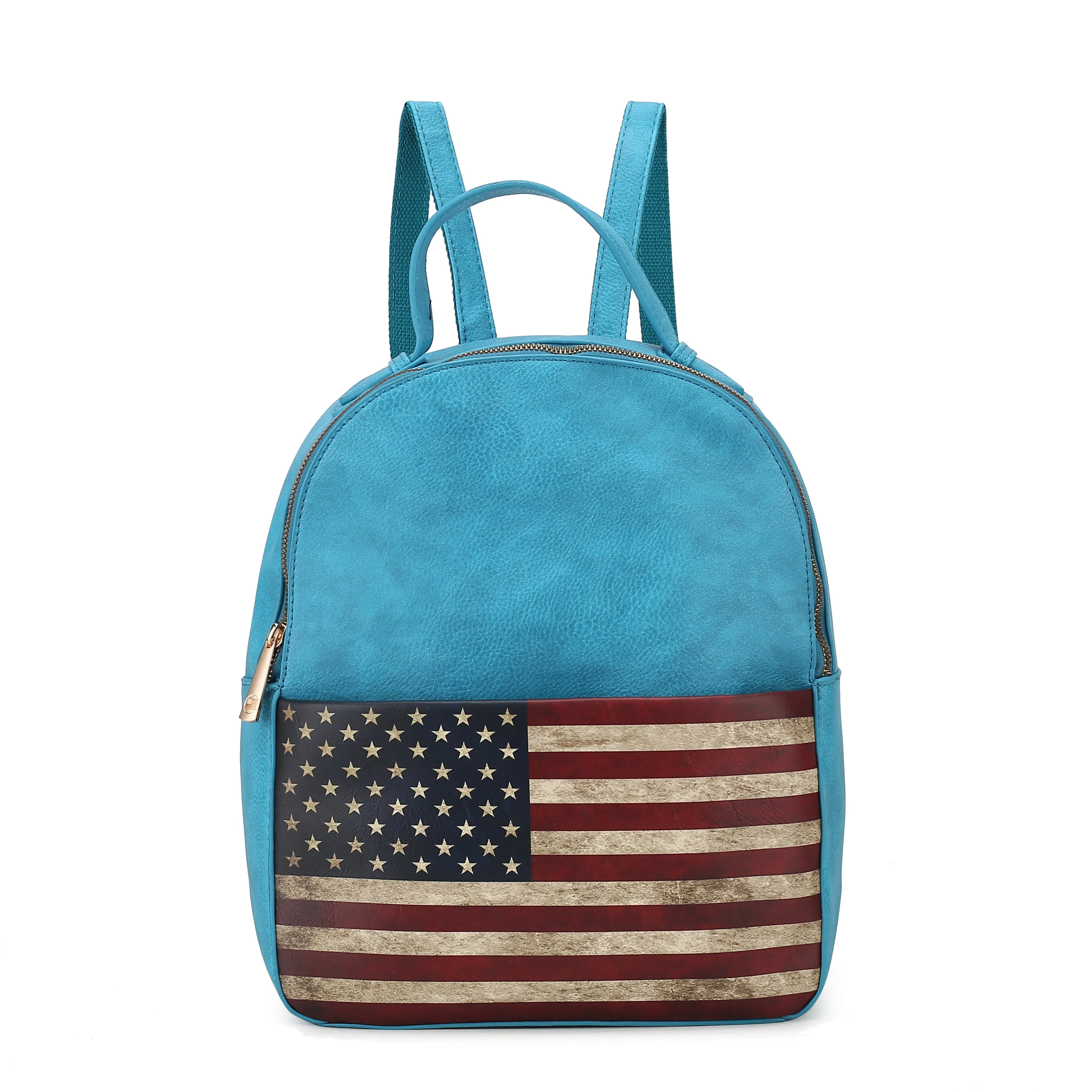 Briella Flag Print Backpack