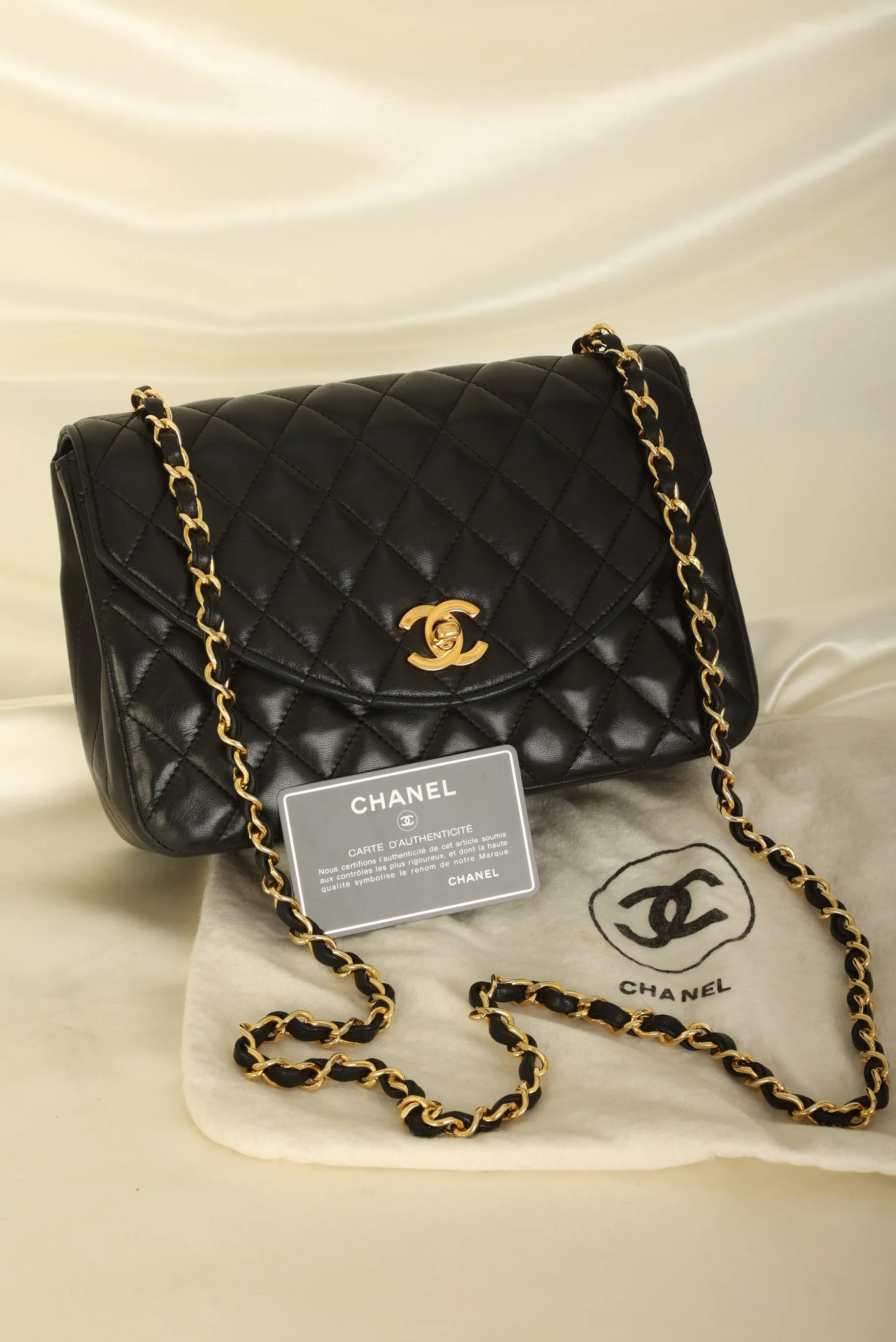 Chanel 1989 Lambskin Single Flap