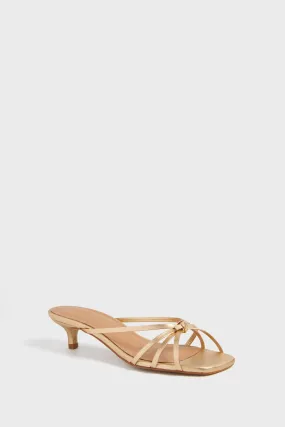 Gold Eunisa Heels