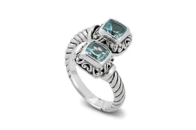 Guntur Ring- Blue Topaz