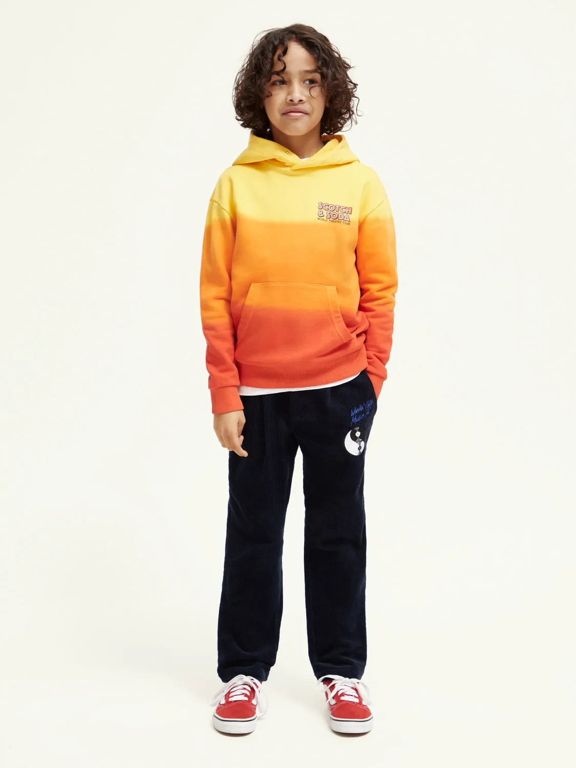 Kids - Relaxed-fit dip-dyed hoodie