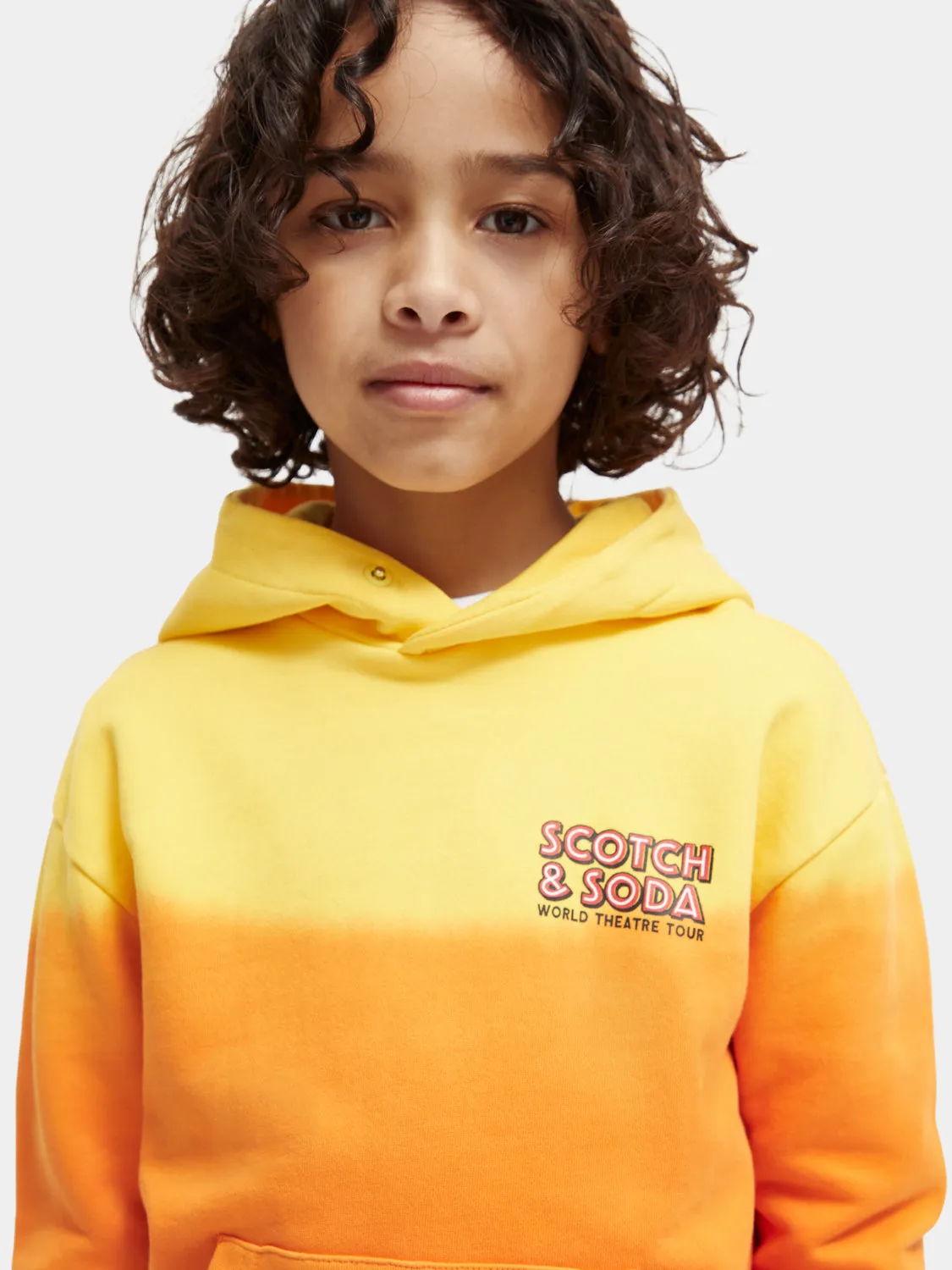 Kids - Relaxed-fit dip-dyed hoodie