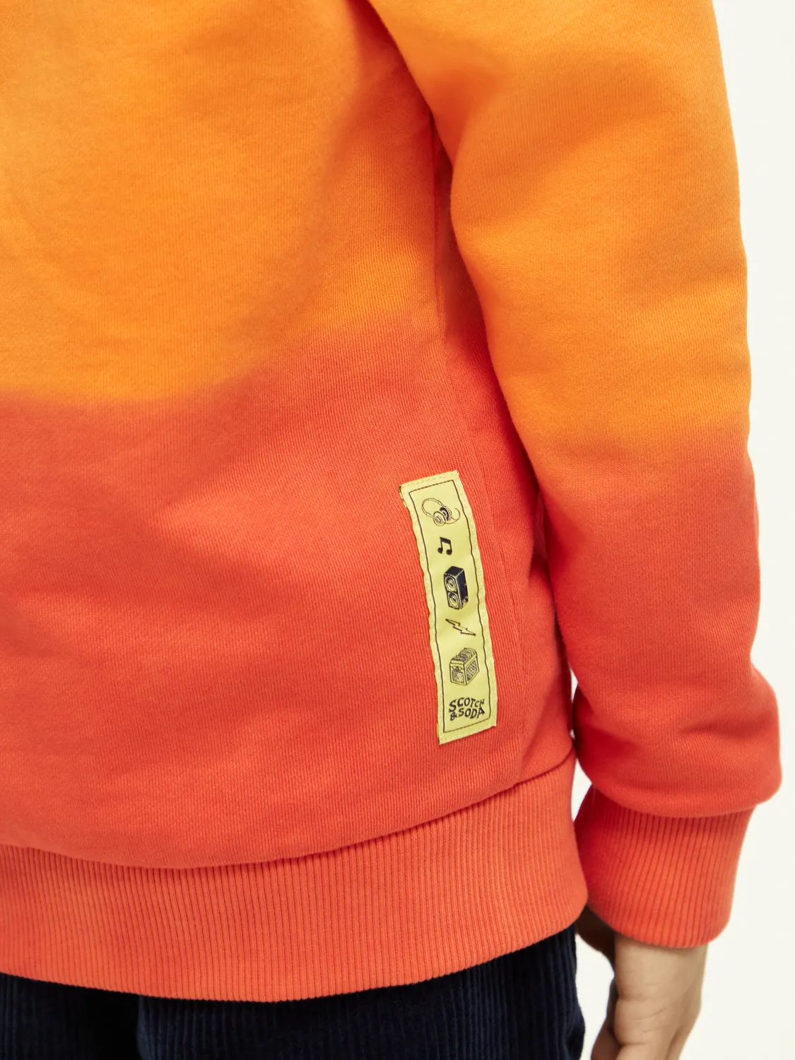 Kids - Relaxed-fit dip-dyed hoodie