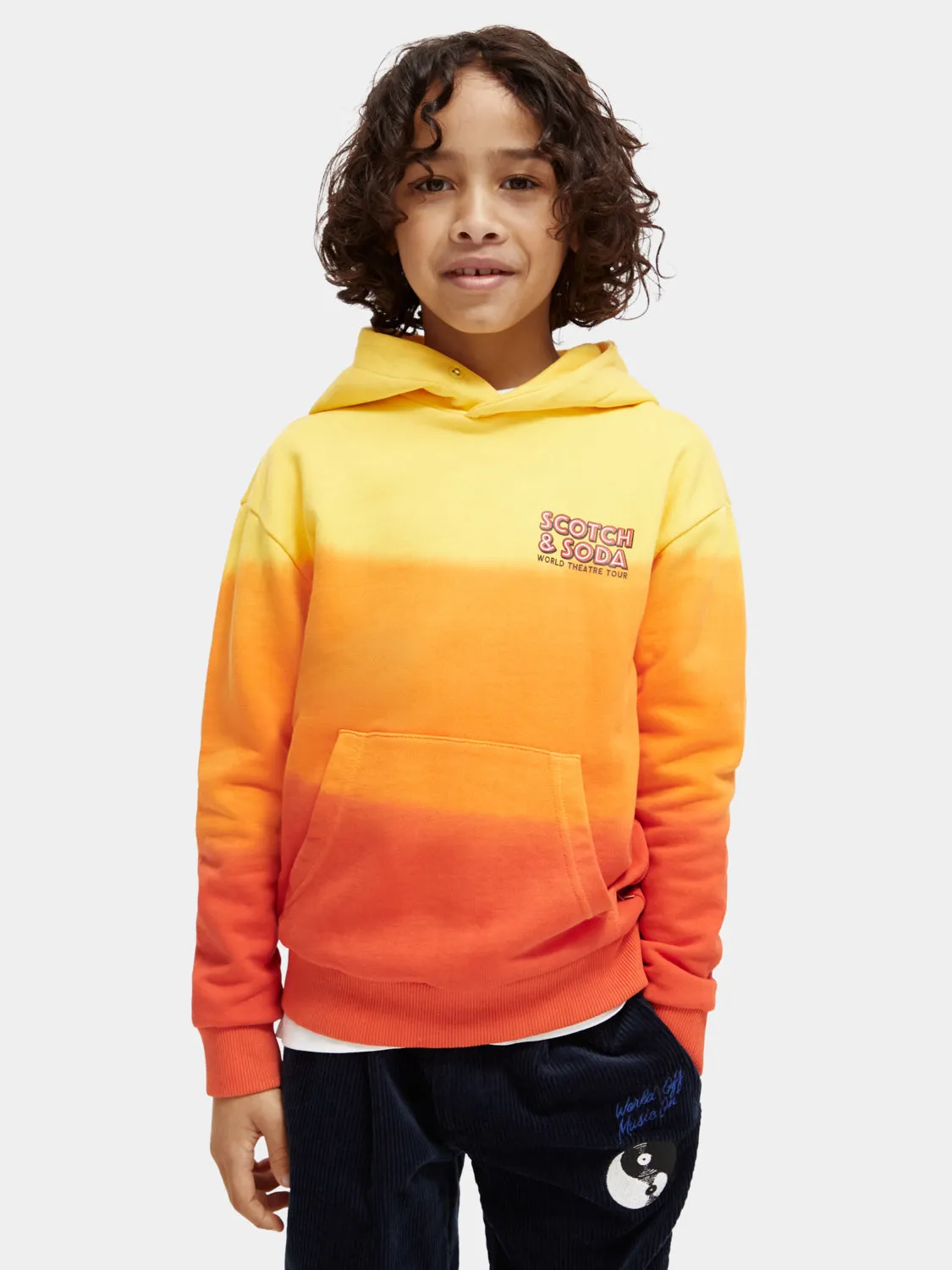 Kids - Relaxed-fit dip-dyed hoodie