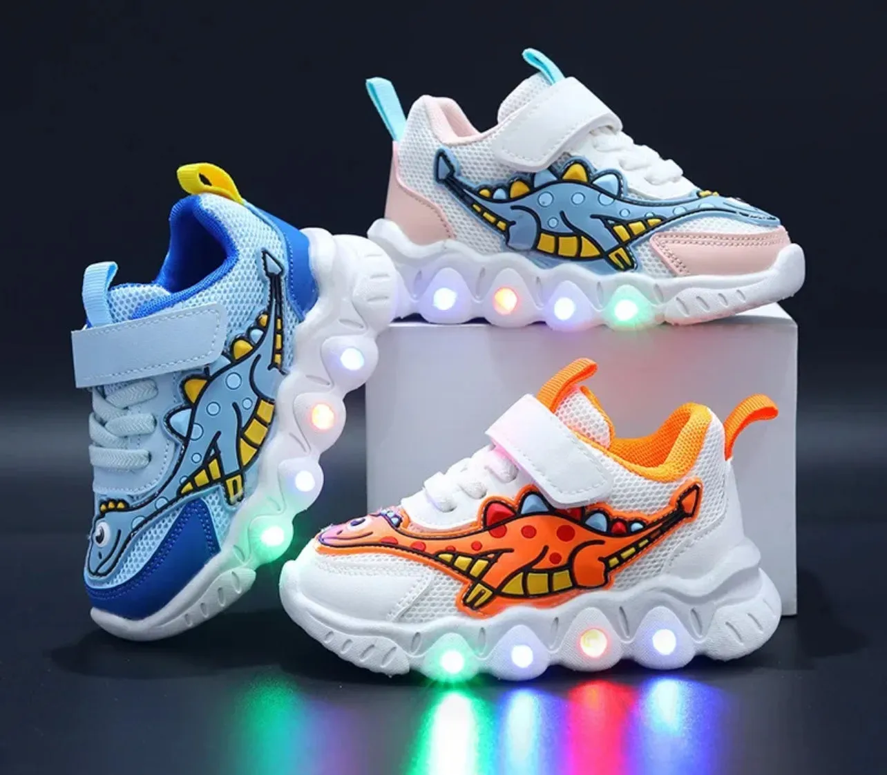 LED Dino’s, Children’s Illuminated Shoe