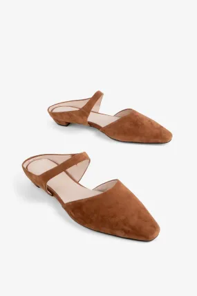 LOURDES SLIP ON SUEDE MULE