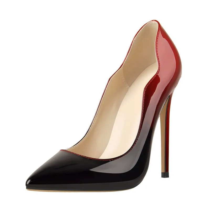 Pumps Queen Benjamine (Red and black)