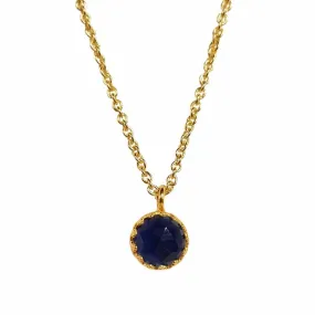 Rococo Necklace - Sapphire Quartz