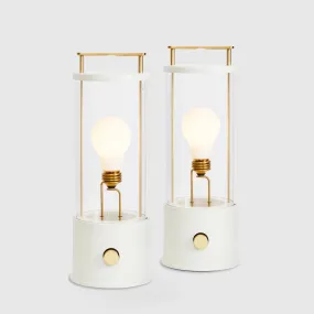 The Muse Portable Lamp in Candlenut White - Set of 2