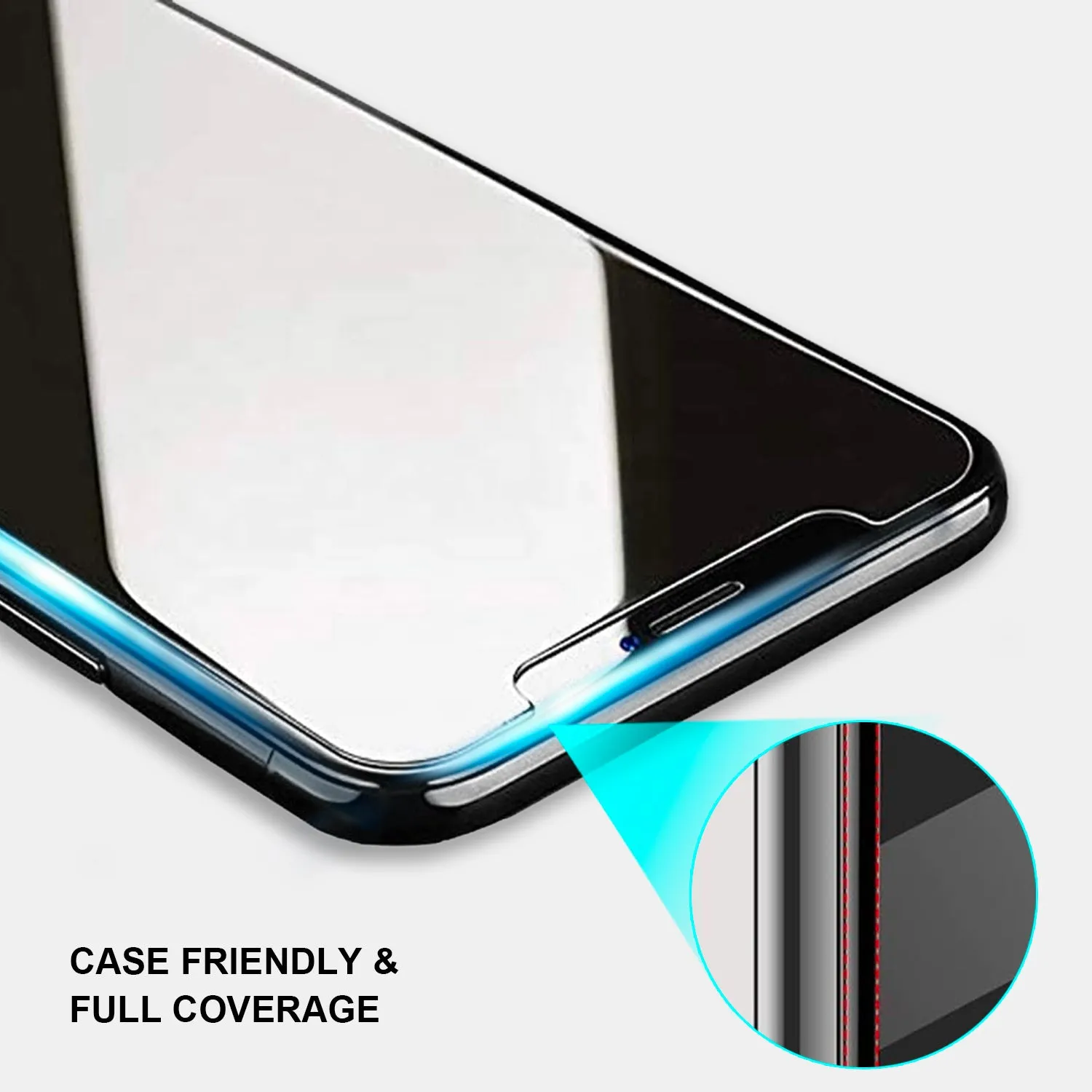 Tough on iPhone 11 Tempered Glass Screen Protector Double Strong