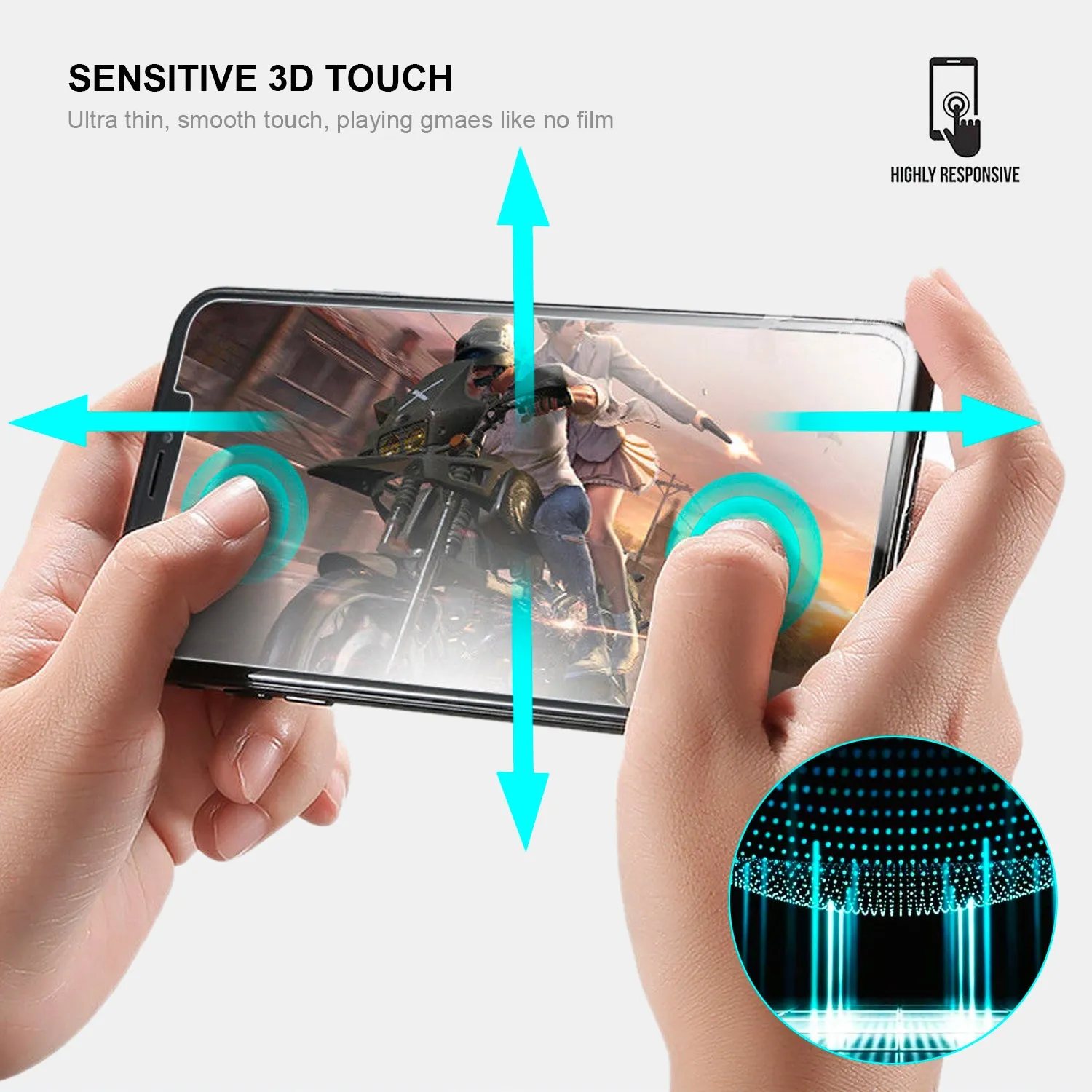 Tough on iPhone 11 Tempered Glass Screen Protector Double Strong